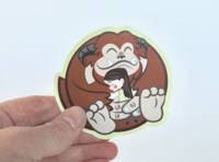 Image of Labyrinth Inspired Ludo and Sarah Vinyl Sticker!