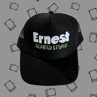 Image 1 of Ernest Scared Stupid Classic VHS Logo Hat (Various Styles)