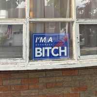 Image 1 of I'M A BITCH CAMPAIGN POSTER