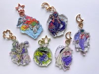 Image 1 of okami epoxy charms