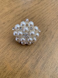 Image 2 of Cluster Pearl Bling Ring