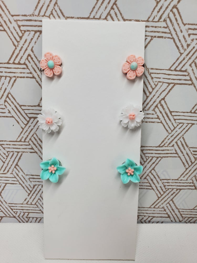 Image of Floral Clip-Ons