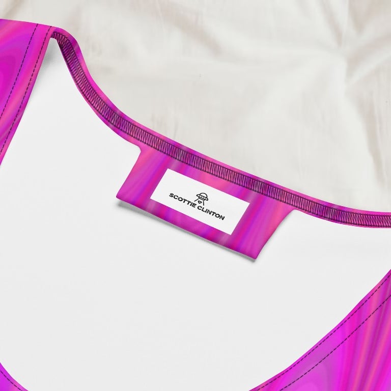 "Space Burst" Graphic Tank Dress