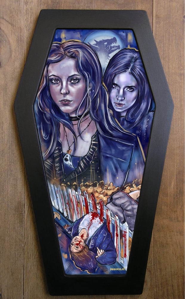 Image of Limited Edition Ginger Snaps Coffin Framed Art (Free Shipping!)