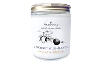 COCONUT MILK + MANGO. Soy Candle.