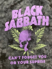 Image 3 of Black Sabbath - sweet leaf ONE OFF tie dye shirt