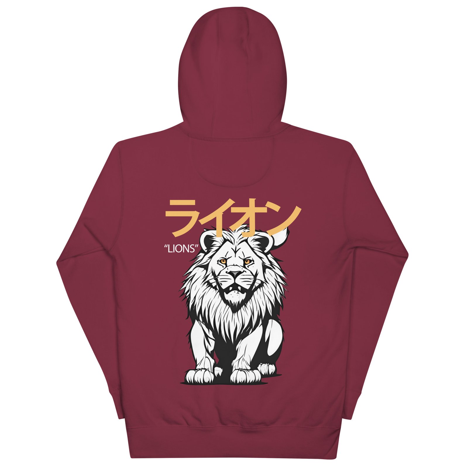 Katakana Lion Unisex Hoodie (Many Colors) | Epyon Royal