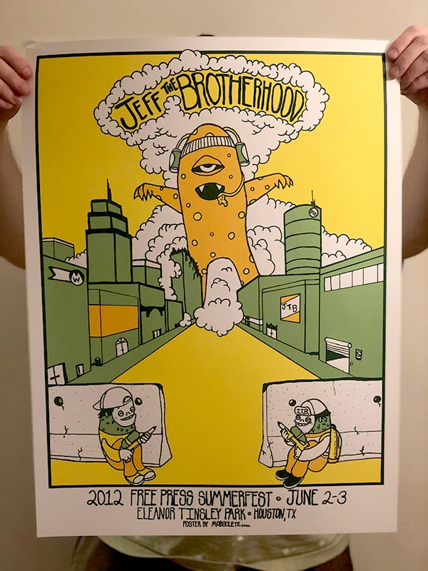 Image of Jeff The Brotherhood Summerfest Poster