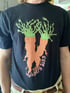 “two green thumbs” black t-shirt Image 4