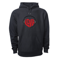 Love Movement Black Hoodie