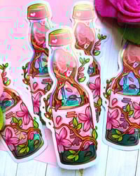 Image 2 of Sakura, Cherry Blossom Ramune | Holographic Sticker