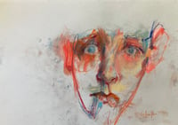 Image 2 of Conversant - Charcoal, Pencil and Soft Pastels on Paper 