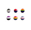 LGBTQ +  Flags  Buttons