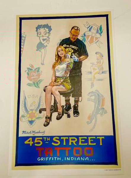 Image of 45th Street Tattoo/Mitch Markovitz Print 11X14