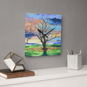 Swansong Splendor Acrylic Glass Clock