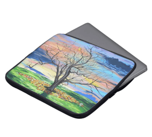 Image of Swansong Splendor Neoprene Laptop Sleeve