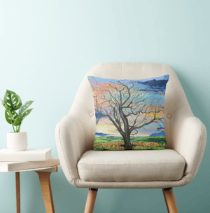 Image of Swansong Splendor Throw Pillow