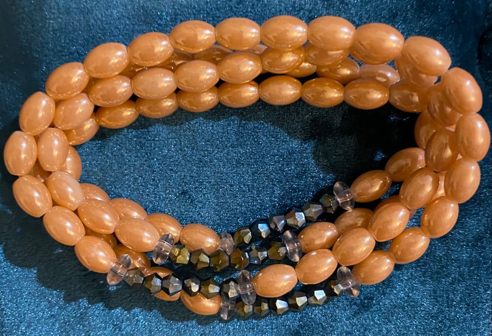 Image of Beige Party Waist Beads 
