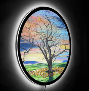 Image of Swansong Splendor Illuminated Print