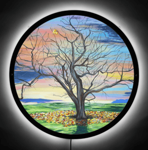 Image of Swansong Splendor Illuminated Print