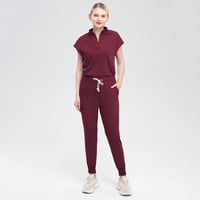 Burgundy Scrub Set (example)