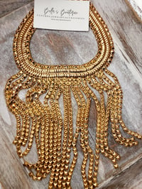 Image 2 of Gold Statement Necklace 