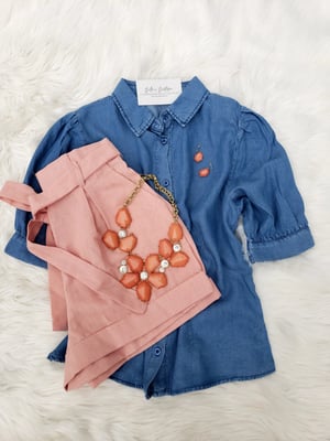 Image of London Denim Blouse
