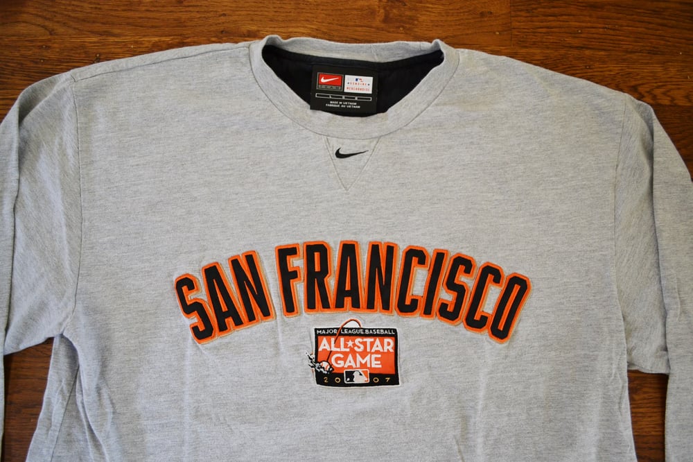 Image of 2007 San Francisco Giants MLB All Star Game Nike Center Swoosh Shirt Sz.L