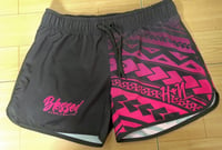 Image 1 of HN WOMENS PINK TRIBAL BOARDSHORTS