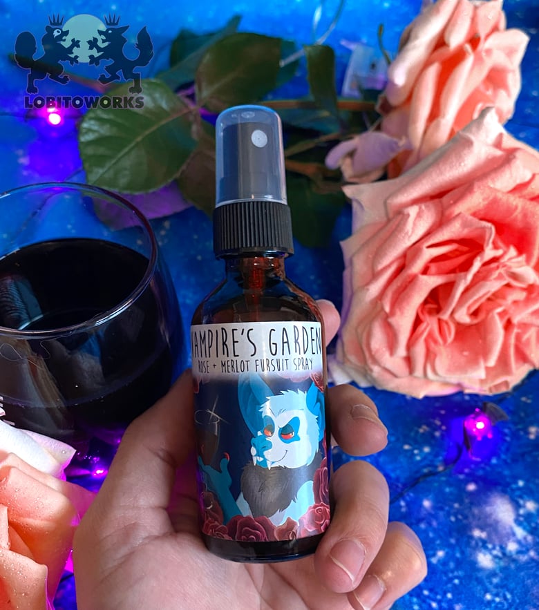 Image of Vampire's Garden - 2 oz fursuit spray, rose + merlot scent