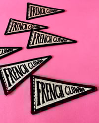 Image 1 of French Clowns- Iron on Patch