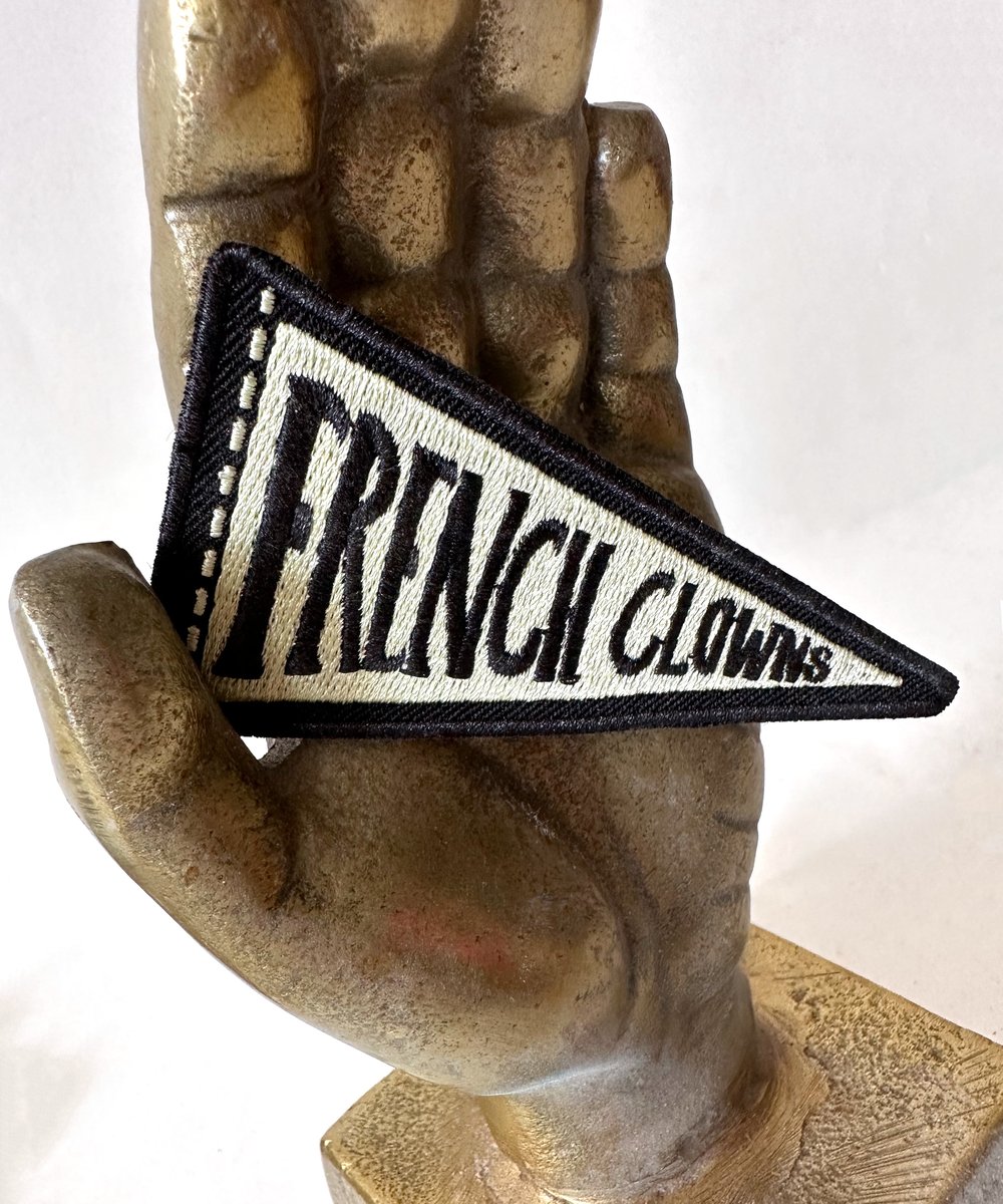 French Clowns- Iron on Patch