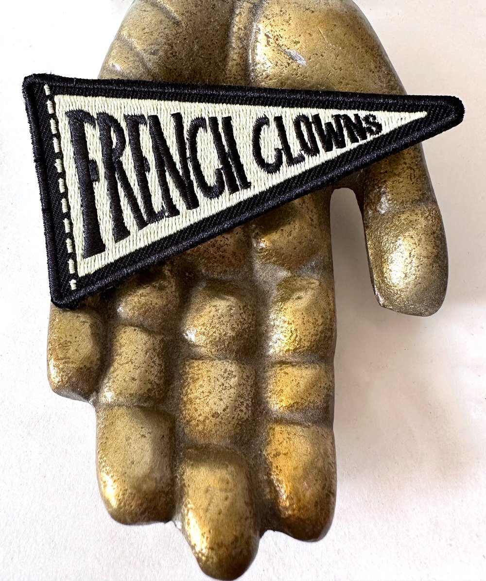 French Clowns- Iron on Patch