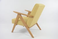 Image 2 of Fauteuil KOMPAS jaune chiné