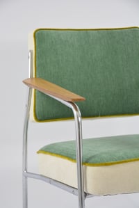 Image 5 of Fauteuils chromés tricolores mint