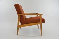 Image 2 of Fauteuil bouclette terracotta 