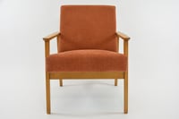 Image 3 of Fauteuil bouclette terracotta 