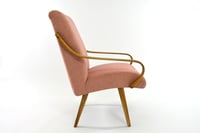 Image 2 of Fauteuils tchécoslovaques roses
