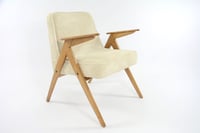 Image 1 of Fauteuil BUNNY velours cotelé