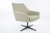 Image 1 of Fauteuils coquilles pivotantes or et mint