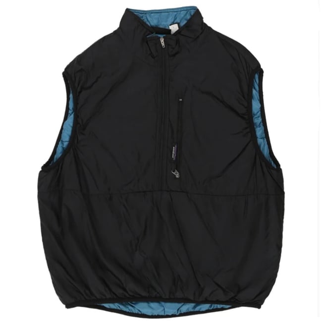 Vintage 90s Patagonia Puffball Vest - Black | WAY OUT CACHE