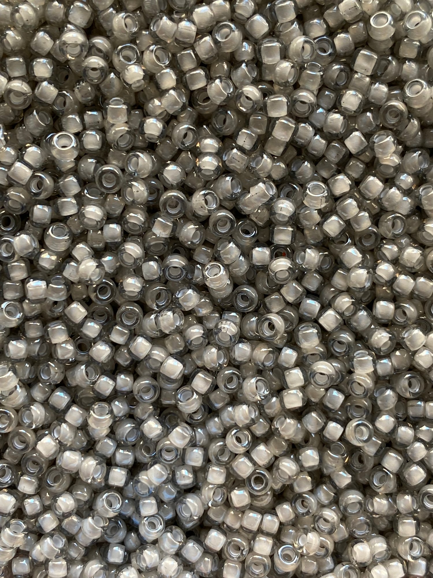 Fancy Lines moonstone, str.8 Miyuki seed beads