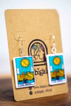 THE MOON // Tarot Card // Earrings 