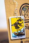 THE FOOL // Tarot Card //  Earrings