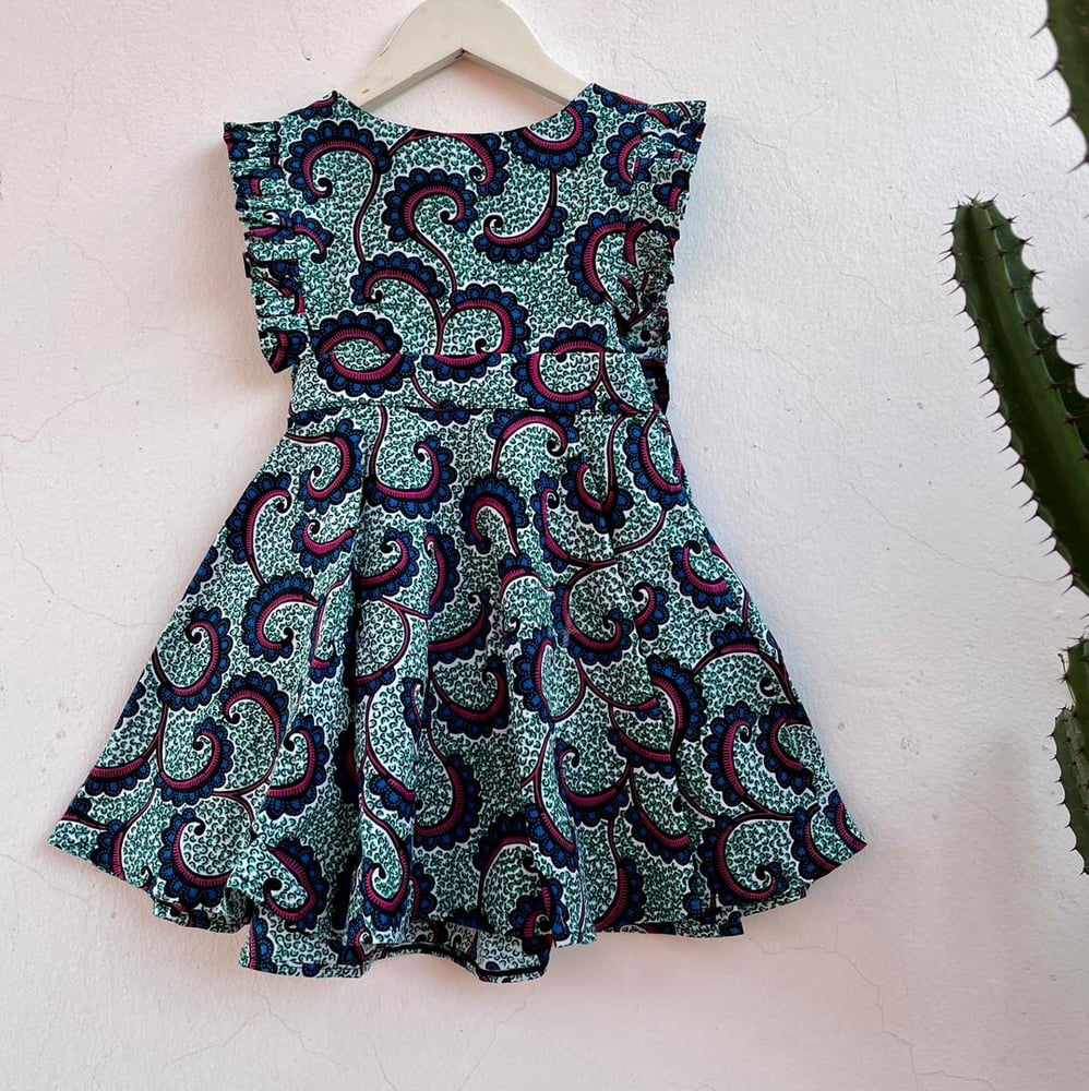 Image of Ada dress in Petite Vines