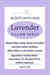 Lavender Pillow Spray 