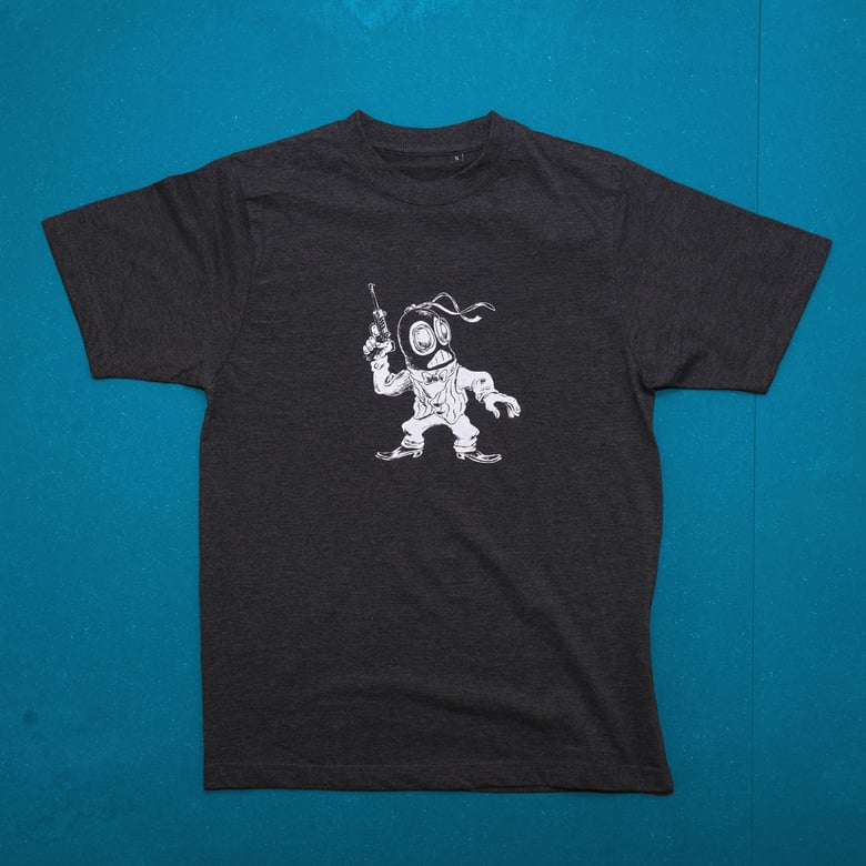 Image of Homunculus Tee - Anthracite w. white print