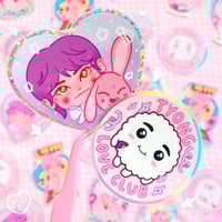Image 2 of Taeyong Holo & Glitter Vinyl Stickers 