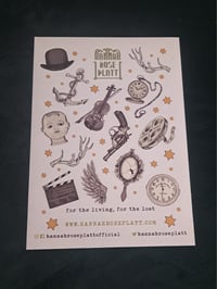 Image 1 of Deathbed Confessions Sticker Sheets