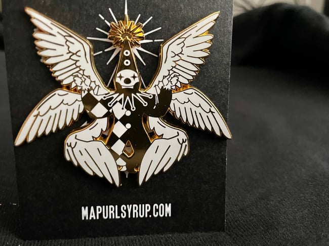 Biblical Clown Enamel Pin